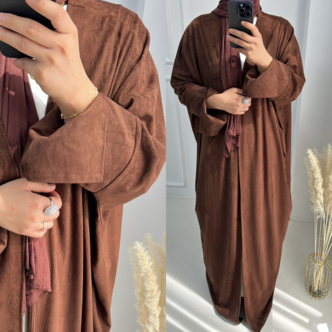 Wholesale Thick Velvet Winter Abaya