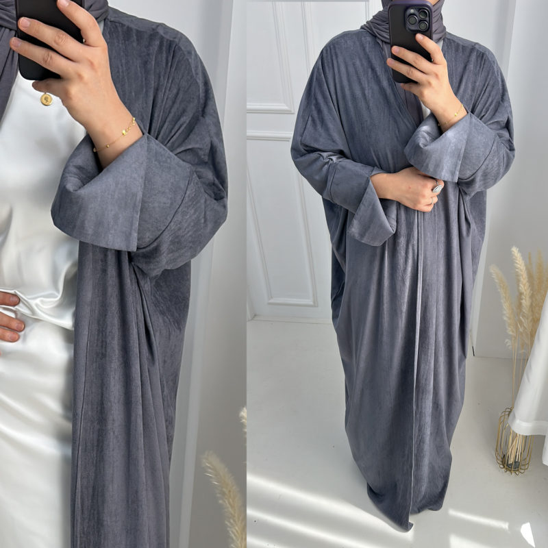 Wholesale Thick Velvet Winter Abaya