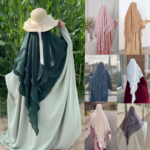 Wholesale Three Layers Khimar